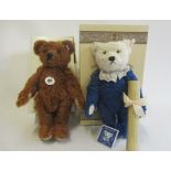 Two Steiff teddy bears, comprising a 33cm 1996 Holland bear, with box and scroll, and a 34cm 1906