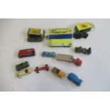 Diecast models by Britains, Matchbox and others including two Matchbox Army, Trolley bus, Britains