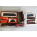 Playworn and boxed trains by Hornby, Playcraft and others including Hornby Oliver Cromwell and
