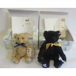 Two boxed Steiff Royal teddy bears, comprising 32cm Prince of Wales and a 28cm Diamond Jubilee, both