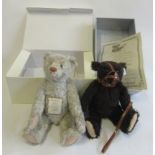 Two boxed Steiff teddy bears, comprising a 35cm Muzzle Bear 1908 with certificate and a British