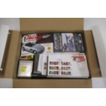 Modern day James Bond ephemera including Bond cars book, stamps and cards, limited edition