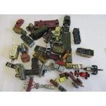 Playworn diecast vehicles by Matchbox, most items damaged or parts missing, P (Est. plus 21% premium