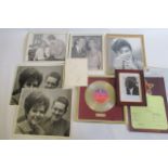 A collection of autographed photographs, including two of Brenda Lee, Norman Wisdom, Elsi Tanner (