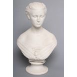 AN ART UNION OF LONDON COPELAND PARIAN BUST modelled as Princess Alexandra after Mary