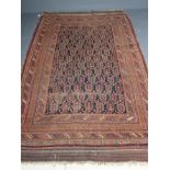 A SHRIVAN BAKU RUG, South East Caucasus, late19/20th century, similiar to previous lot, 89 1/2" x 60