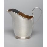 A SWEDISH JUG, maker Torsk Jacob Engelberth, Stockholm 1909, of elongated oval baluster form with