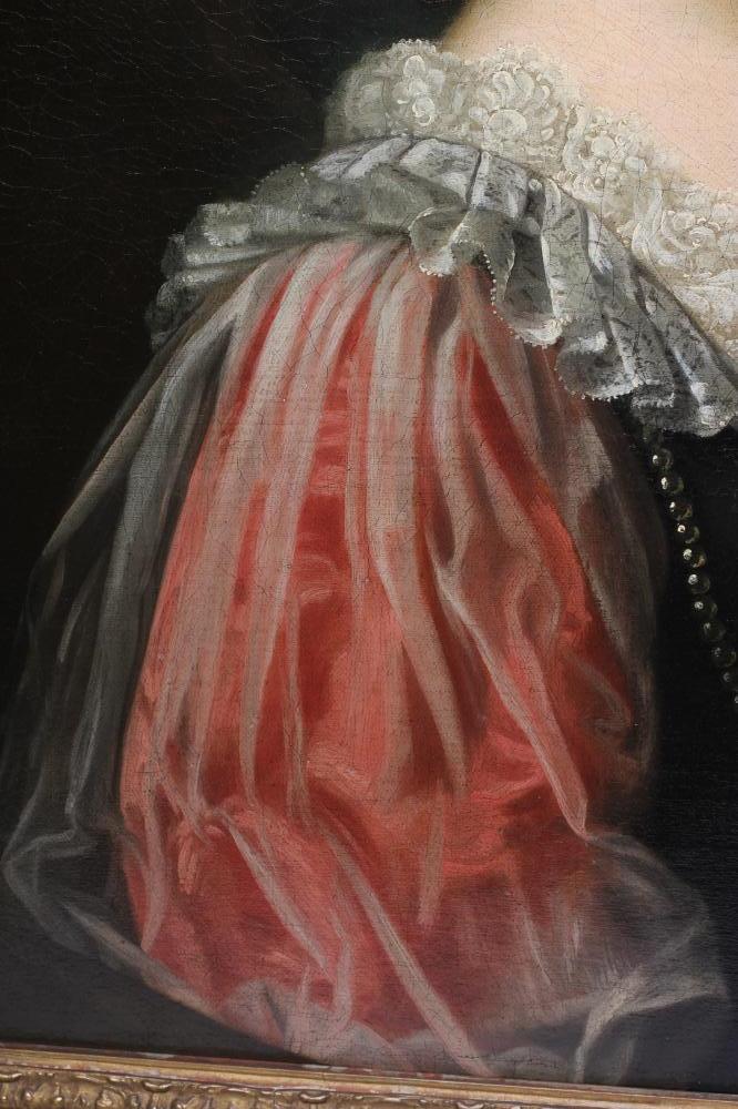 ATTRIBUTED TO THOMAS HUDSON (1701-1779) Portrait of Lady Bletchey in a Plumed Hat, half length, - Image 3 of 19