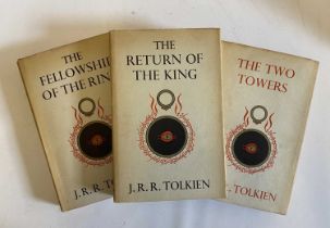 THE LORD OF THE RINGS, J R R TOLKIEN: Fellowship, 14th, 1965; Two Towers 11th, 1965; Return of the