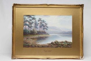 Y EVERETT WATSON MELLOR (1878-1965) "Friars Cragg Derwentwater", watercolour and pencil, signed,