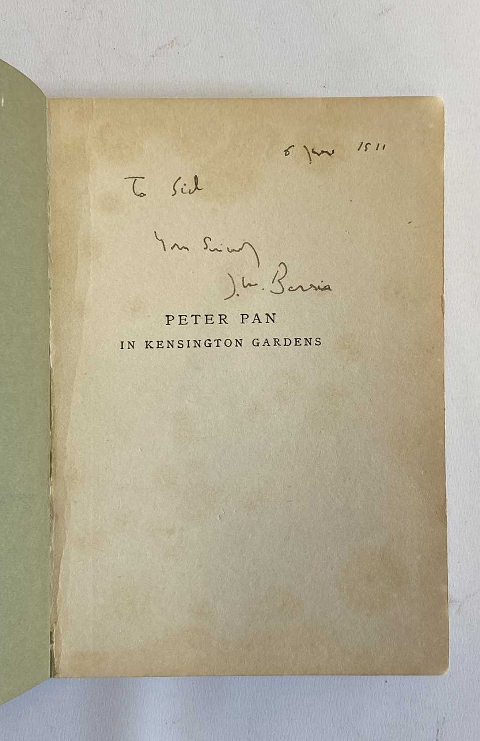 INSCRIBED BY J M BARRIE, Peter Pan in Kensington Gardens with 24 Drawings by Arthur Rackham, undated - Image 4 of 4