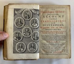 THE CHRONOLOGICAL HISTORIAN, Thomas Salmon, 1733, Second Edition. Rebacked panelled calf (Est.