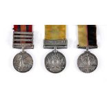 A VICTORIAN FAMILY OF MEDALS awarded to William Maxwell of the Seaforth Highlanders, comprising a