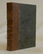 JOHN BUNYAN THE PILGRIM’S PROGRESS, 1728, J Clarke, 22nd Edition. Modern quarter sheepskin binding