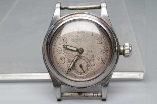 AN OYSTER WATCH COMPANY "JUNIOR SPORT" WRISTWATCH, the dial with Arabic numerals enclosing