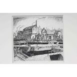 Y EDGAR OWEN JENNINGS (1899-1985) "Still Aire", limited edition etching 35/50, signed and