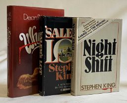 STEPHEN KING, Night Shift, Doubleday, 1978, ‘V4’ in gutter of p336. WITH Salem’s Lot, Doubleday Book