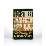HIGH STREET, ERIC RAVILIOUS, 1938, Country Life Ltd, Printed at the Curwen Press. Decorative paper