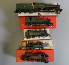 Five kit built G.W.R. locomotives comprising 0-6-0T UI, 4706 2-8-0, 1196 2-4-0T. 4217 2-8-0T and