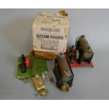 Playworn S.E.L. small steam engines, one item disassembled, P (Est. plus 24% premium inc. VAT)