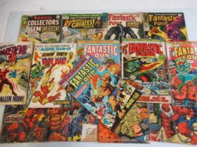 14 Marvel comics, comprising Fantastic Four no. 64, 76 x2, 82, 85, 91, 126, 137, 149, and 159,