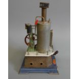 Wilesco vertical single cylinder steam engine, F-P (Est. plus 24% premium inc. VAT)