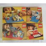 Four 1970's Lego Home Maker Sets comprising 263, 264, 265 and 266, boxes F-G, contents not checked