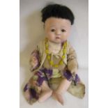 Five Japanese dolls, all with composition heads, fixed eyes and national dress (Est. plus 24%