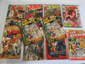 10 Marvel comics, comprising The X-Men no. 19, 59. 60, 81 and 89, Prince Namor The Sub-Mariner no.