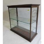 An early 20th century John Hill & Son Tudno Cake Factory Ashton Under Lyne display cabinet, with oak