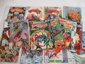 57 Superman comics, comprising Superman 1886-91 no. 416, 10, 14, 15, 30, 45, 57 and 61, The