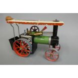 Mamod T.E.1a traction engine with spirit burner and steering rod, F-G (Est. plus 24% premium inc.