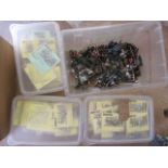 A large quantity of cast white metal Napoleonic soldiers, most items as new, a few loose items