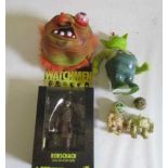 Film and television character figures including Watchman Rorshchach and Fungus the Bogeyman (Est.