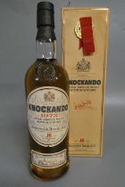 1 bottle Knockando 1973 pure single malt scotch whisky, 43%, bottled 1985, boxed (Est. plus 24%