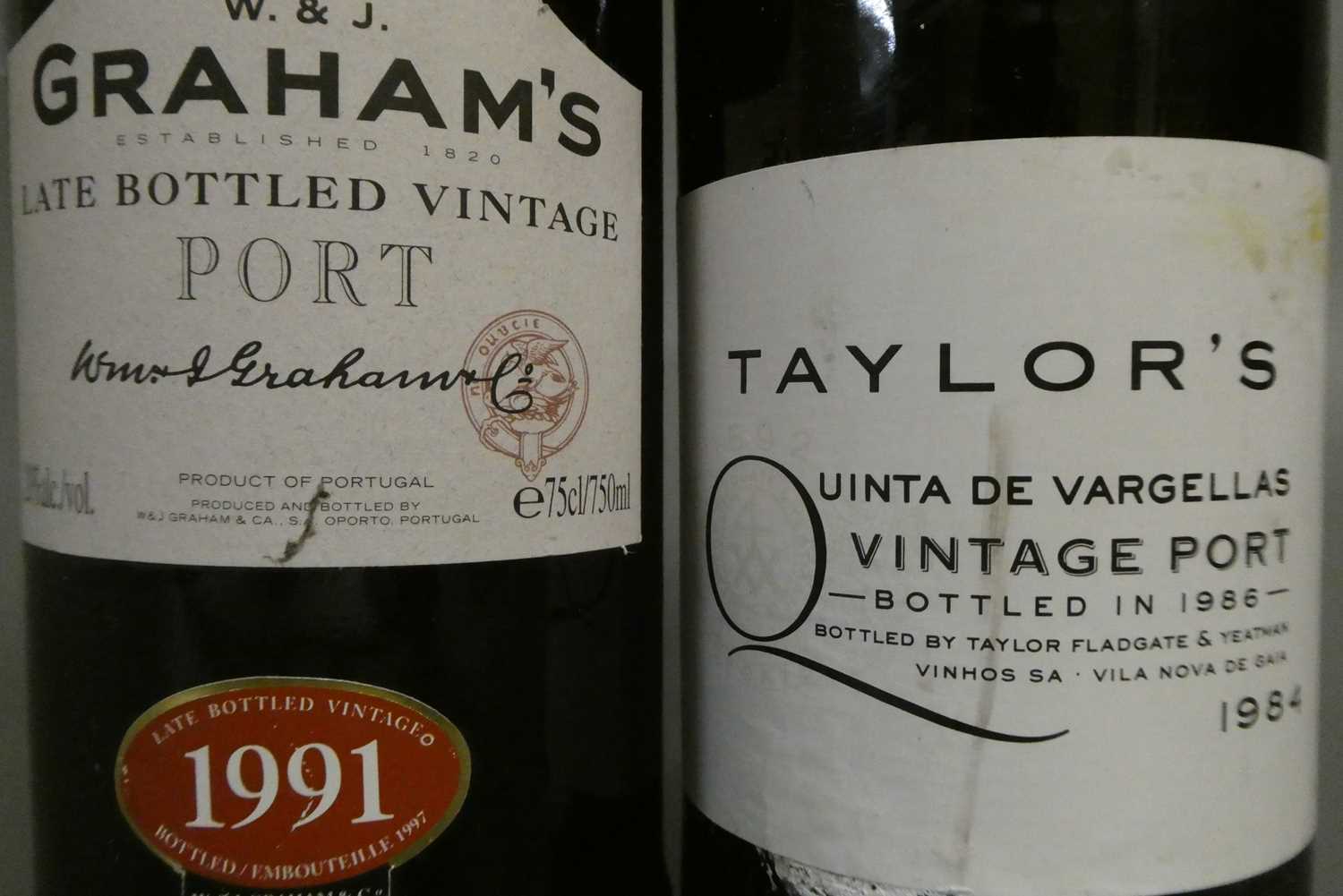 1 bottle Taylor's 1984 vintage port, together with 1 bottle Grahams LBV 1991 port (2) (Est. plus 24% - Image 2 of 2