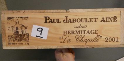 6 bottles Hermitage "La Chapelle", 2001, Paul Jaboulet Aine, OWC (Est. plus 24% premium inc. VAT)