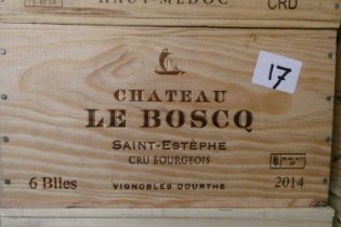 6 bottles Chateau Le Boscq, 2014, Saint-Estephe, Cru Bourgeois, OWC (Est. plus 24% premium inc. VAT)