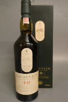 1 bottle Lagavulin 16 year old single Islay malt whisky, boxed (Est. plus 24% premium inc. VAT)