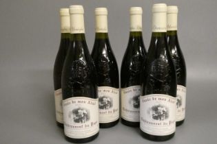 6 bottles Chateauneuf du Pape, 2001, Cuvee de mon Aieul, Domaine Pierre Usseglio, OC (Est. plus
