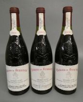 3 bottles Chateau de Beaucastel, 1990, Chateauneuf-du-Pape (Est. plus 24% premium inc. VAT)