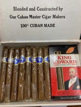 A box of 8 Don Pablo Corona cigars, together with a box of 5 King Edward Invincible (2) Condition