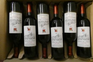 12 bottles Chateau De La Grave, 2000, Caractere, Cotes de Bourg, OC (Est. plus 24% premium inc. VAT)