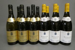 12 bottles Bourgogne Blanc Olivier Leflaive, 6 2018 Les Setilles & 6 2019 Oncle Vincent (Est. plus