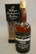 1 bottle Inverleven 21 year old single malt whisky, 46%, distilled May 1966, bottled February