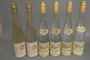 4 bottles Hartenberger Eau-de-Vie de Coing, 40%, together with 2 Clear Creek Distillery Pear