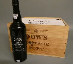 6 bottles Dow's 2007 vintage port, OWC (Est. plus 24% premium inc. VAT) Condition Report: Good, no