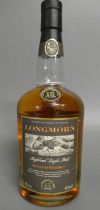 1 bottle Longmorn 15 year old Highland single malt whisky, 45% (Est. plus 24% premium inc. VAT)