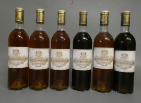 6 bottles Chateau Coutet a Barsac, 1972, 1er grand cru, sauternes (Est. plus 24% premium inc. VAT)