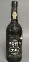 1 bottle Dow's 1975 vintage port (Est. plus 24% premium inc. VAT) Condition Report: Generally